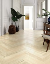 Oak Bianco Herringbone'