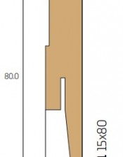 MDF GRINDJUOSTĖ BALTA